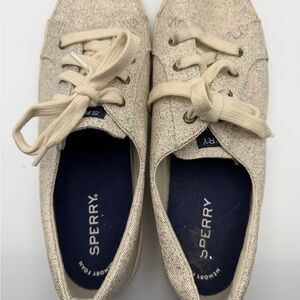 Sperry Women's sparkle Canvas Sneakers size 9